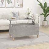 vidaXL Couchtisch Betongrau 90x44,5x45 cm Holzwerkstoff