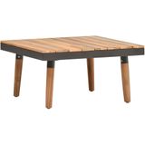 vidaXL 4-tlg. Garten-Lounge-Set mit Auflagen Massivholz Akazie