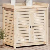 vidaXL Pflanztisch mit Ablagen 82,5x50x86,5 cm Massivholz Kiefer