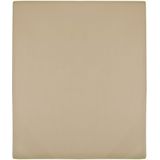 vidaXL Spannbettlaken Jersey Taupe 180x200 cm Baumwolle