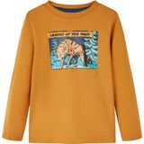 vidaXL Kinder-Langarmshirt Dunkelocker 92