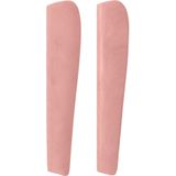 vidaXL Kopfteil mit Ohren Rosa 183x23x118/128 cm Samt