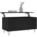 vidaXL Couchtisch Schwarz 90x44,5x45 cm Holzwerkstoff