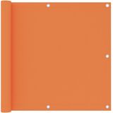 vidaXL Balkon-Sichtschutz Orange 90x600 cm Oxford-Gewebe