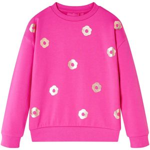 vidaXL Kinder-Sweatshirt Dunkelrosa 92