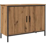 vidaXL Waschbeckenunterschrank Artisan-Eiche 80x30x60 cm Holzwerkstoff