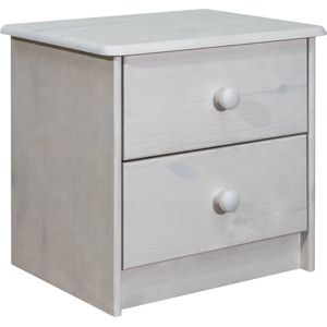 vidaXL Nachttisch 43x34x40 cm Massivholz Kiefer