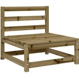 vidaXL Gartensofas ohne Armlehnen 2 Stk. 70x70x67 cm Kiefernholz