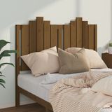 vidaXL Kopfteil Honigbraun 126x4x110 cm Massivholz Kiefer