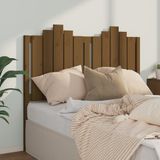 vidaXL Kopfteil Honigbraun 126x4x110 cm Massivholz Kiefer