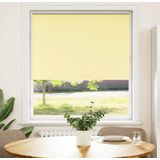 vidaXL Verdunkelungsrollo Gelb 90x150 cm Stoffbreite 85,7 cm Polyester