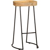 vidaXL Barhocker 2 Stk. Mango Massivholz