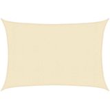 vidaXL Sonnensegel 160 g/m² Creme 3x4,5 m HDPE