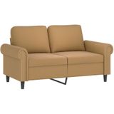 vidaXL 2-tlg. Sofagarnitur mit Kissen Braun Samt