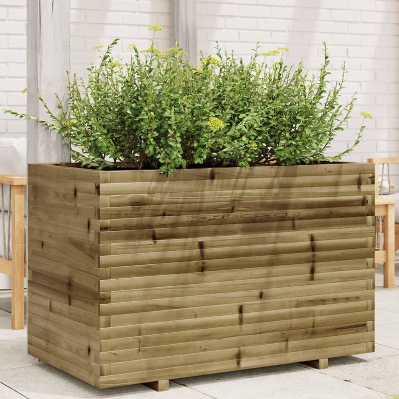 vidaXL Pflanzkübel 110x60x72 cm Kiefernholz Imprägniert