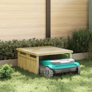 vidaXL Garage für robotergestützten Rasenmäher 70x80x38 cm Impregniertes Holz Kiefer