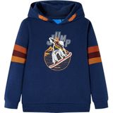 vidaXL Kinder-Kapuzenpullover Marineblau 92