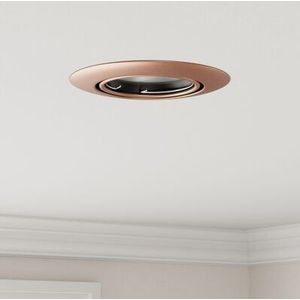 vidaXL Eingebaute Spotlights 12 Stück Rund GU10 Kupfer Ø90 mm Stahl
