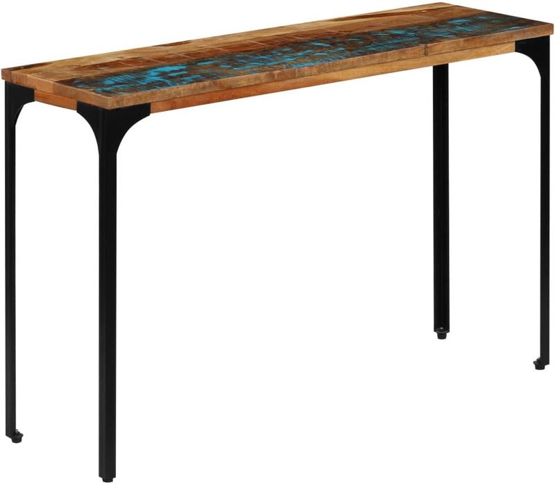 vidaXL Konsolentisch 120x35x76 cm Altholz Massiv