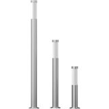vidaXL Gartenleuchte 3er Set