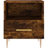 vidaXL Nachttisch Räuchereiche 40x35x47,5 cm Holzwerkstoff