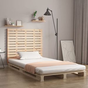 vidaXL Wand-Kopfteil 81x3x91,5 cm Massivholz Kiefer