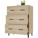 vidaXL Sideboard Sonoma-Eiche 69,5x34x90 cm Holzwerkstoff