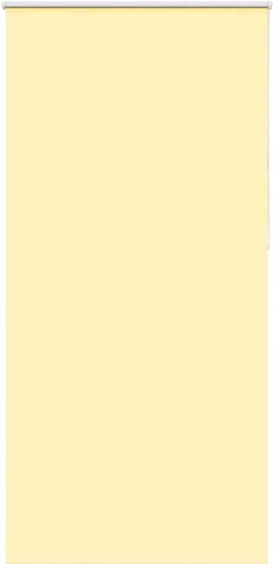vidaXL Verdunkelungsrollo Gelb 90x230 cm Stoffbreite 85,7 cm Polyester