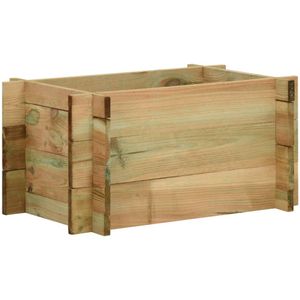 vidaXL Pflanzkübel Hochbeet Kiefernholz Imprägniert 40 cm