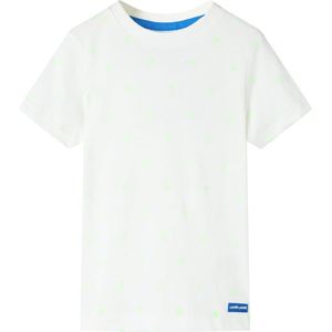 vidaXL Kinder-T-Shirt Ecru 140