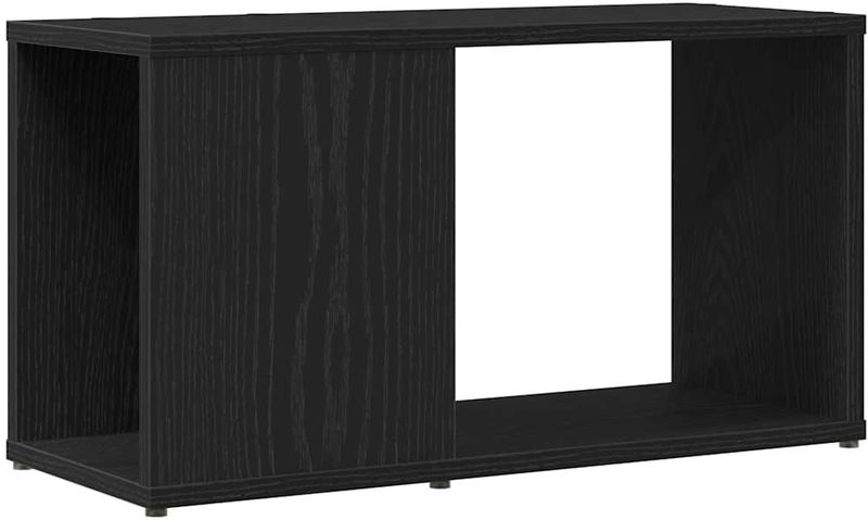 vidaXL TV-Schrank Schwarz Eichen-Optik 60x24x32 cm Holzwerkstoff