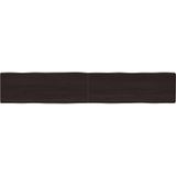 vidaXL Tischplatte 220x40x(2-6) cm Massivholz Behandelt Baumkante