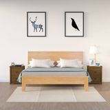vidaXL Nachttische 2 Stk. Honigbraun 50x35x61,5 cm Massivholz Kiefer