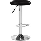 vidaXL Barhocker 2 Stk. Schwarz Kunstleder
