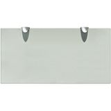 vidaXL Schweberegale 2 Stk. Glas 40x20 cm 8 mm