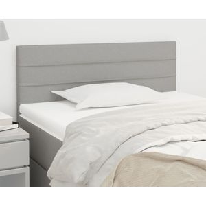 vidaXL Kopfteil Hellgrau 90x5x78/88 cm Stoff