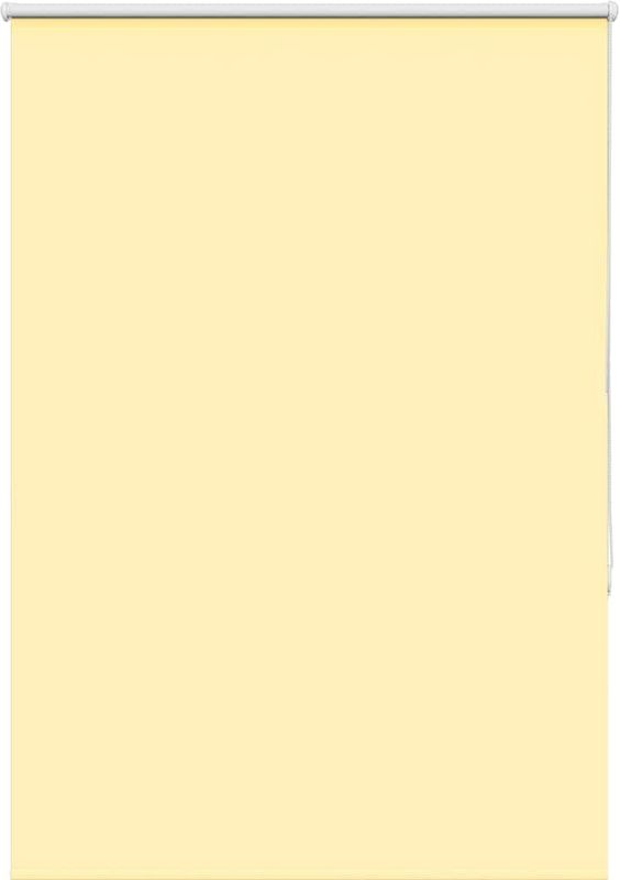 vidaXL Verdunkelungsrollo Gelb 110x130cm Stoffbreite 105,7cm Polyester