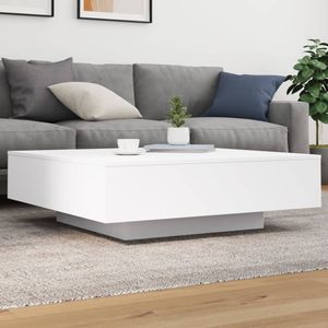 vidaXL Couchtisch Weiß 100x100x31 cm Holzwerkstoff