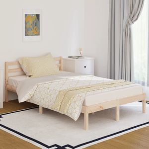 vidaXL Massivholzbett ohne Matratze 120x200 cm Kiefernholz
