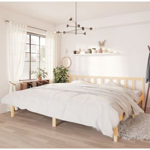 vidaXL Massivholzbett Kiefer 180x200 cm