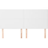 vidaXL Kopfteile 4 Stk. Weiß 80x5x78/88 cm Kunstleder