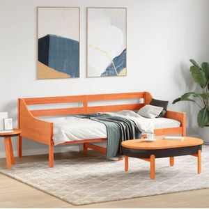 vidaXL Tagesbett ohne Matratze Wachsbraun 75x190 cm Massivholz Kiefer