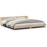vidaXL Massivholzbett ohne Matratze 200x200 cm Kiefer