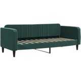 vidaXL Tagesbett Ausziehbar mit Schubladen Dunkelgrün 80x200 cm Samt