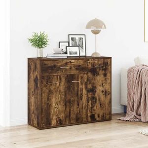 vidaXL Sideboard Räuchereiche 88x30x70 cm Holzwerkstoff
