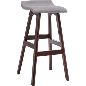 vidaXL Barhocker Hellgrau Stoff