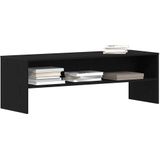 vidaXL TV-Schrank Schwarz Eichen-Optik 120x40x40 cm Holzwerkstoff