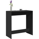 vidaXL Bartisch Schwarz 102x50x103,5 cm Holzwerkstoff