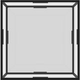 vidaXL Couchtisch Transparent 80x80x35 cm Hartglas