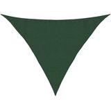 vidaXL Sonnensegel 160 g/m² Dunkelgrün 3,5x3,5x4,9 m HDPE